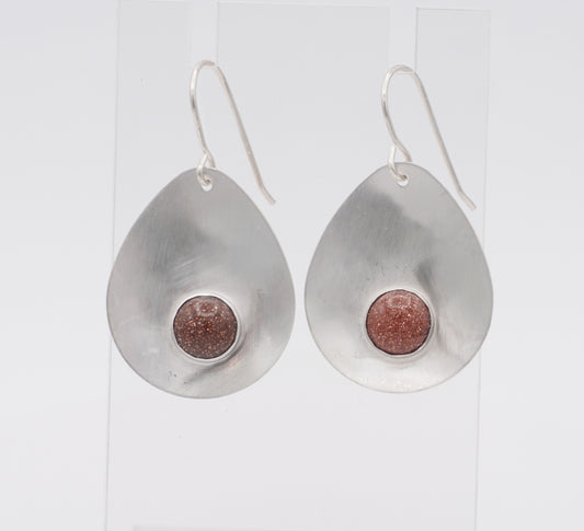 Goldstone Earrings
