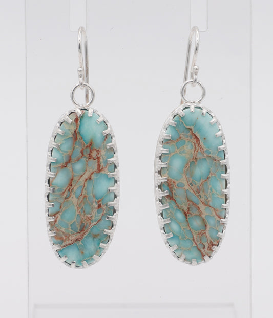 Sea Sediment Jasper Earrings