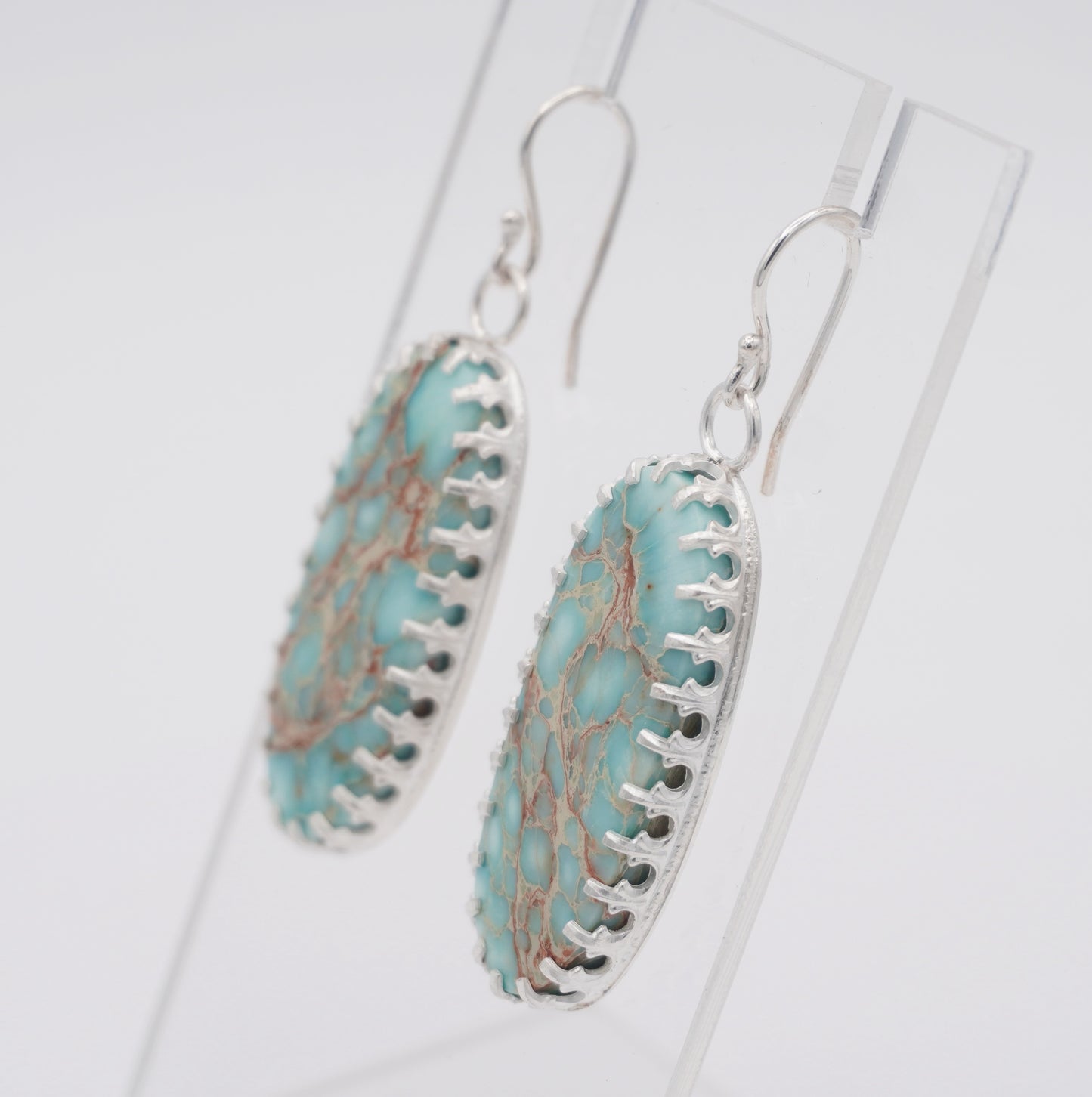 Sea Sediment Jasper Earrings