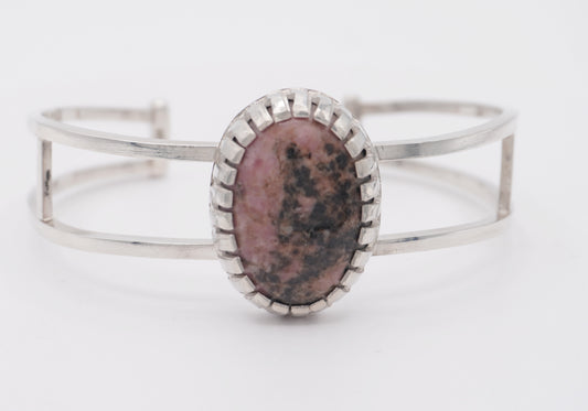 Rhodonite Cuff Bracelet
