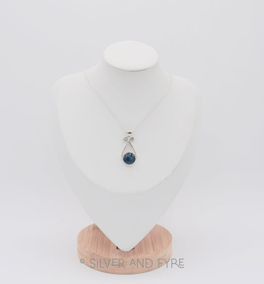 Apatite Scroll Necklace