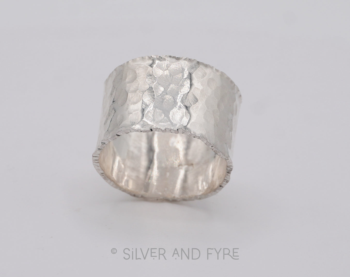 Hammered Wide Band RIng