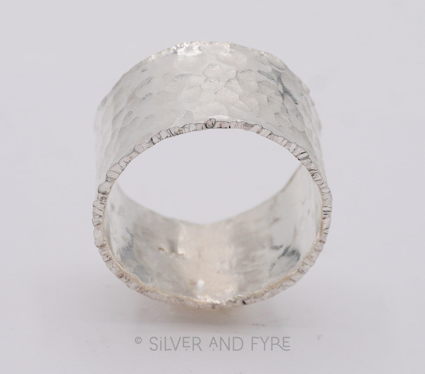 Hammered Wide Band RIng