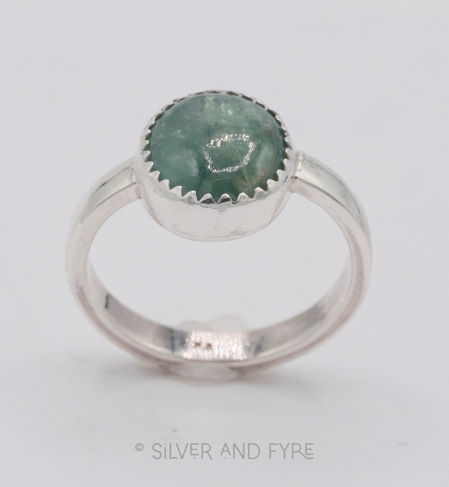 Green Kyanite Ring