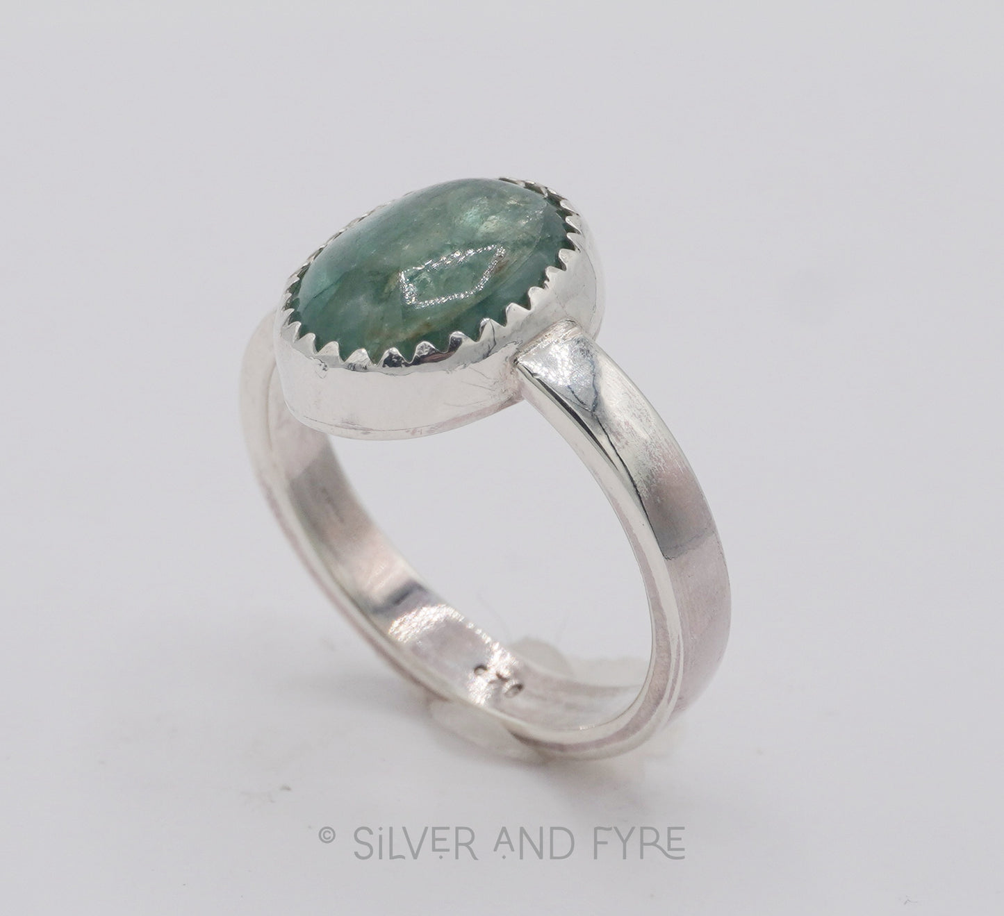 Green Kyanite Ring