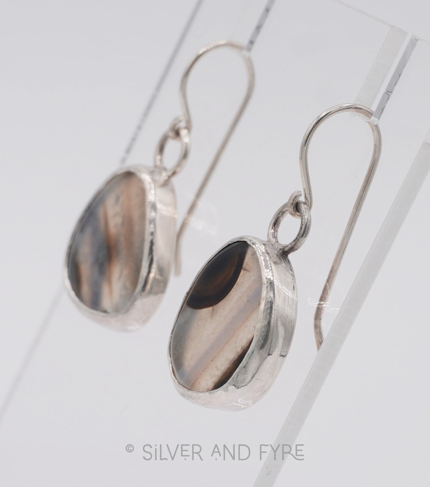 Montana Agate Freeform Earrings