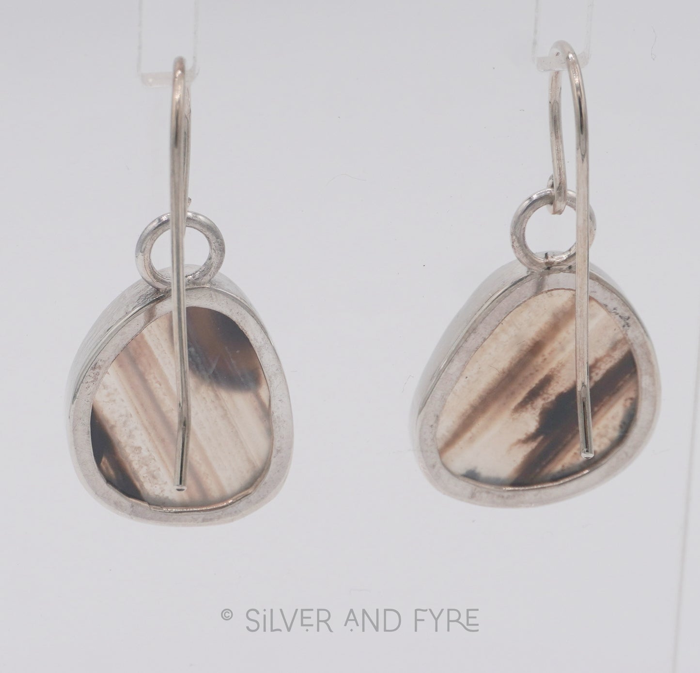 Montana Agate Freeform Earrings