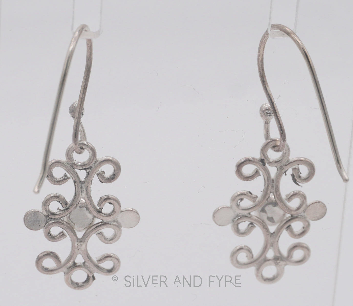 Lacy Garnet Earrings