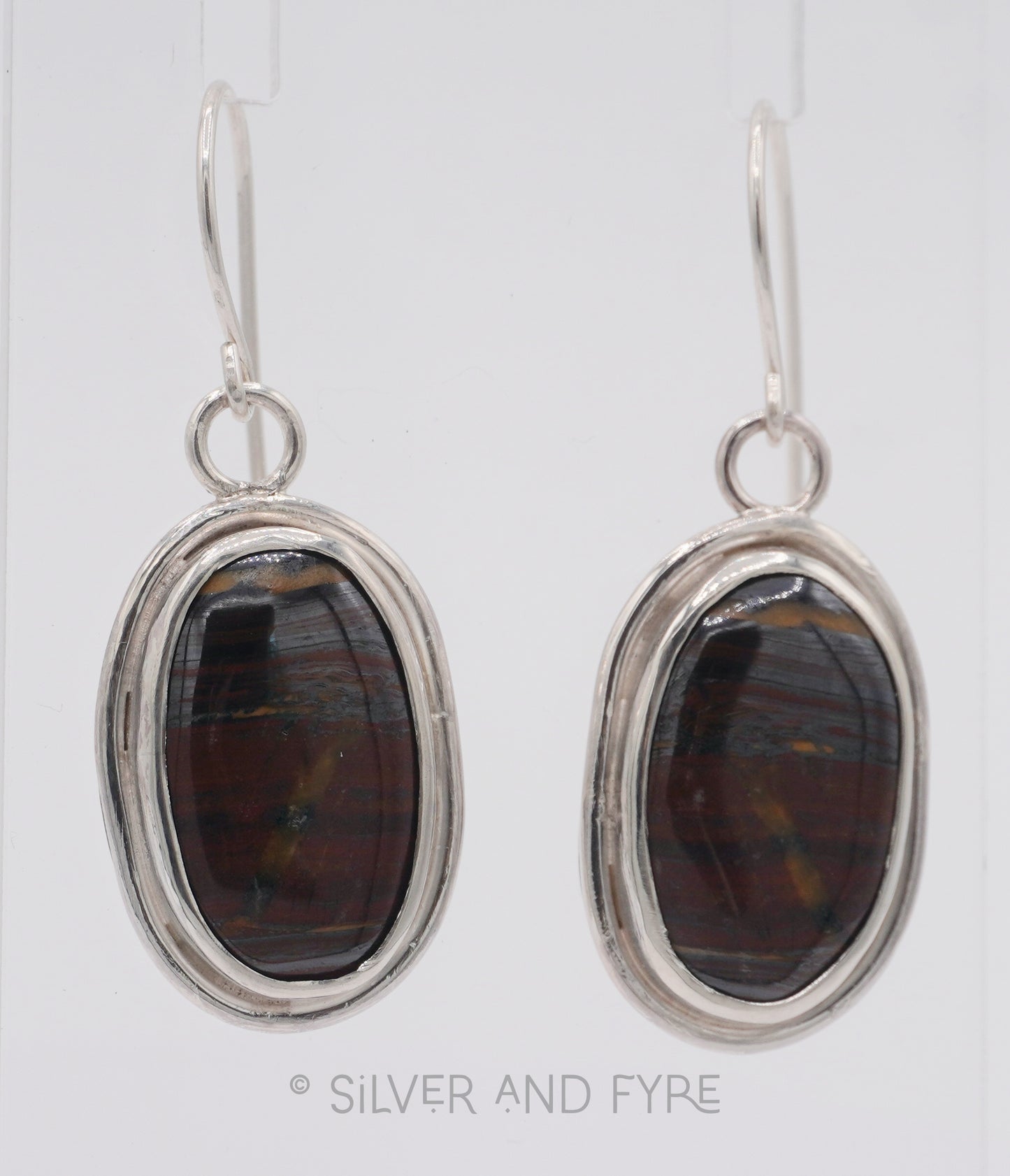 Red Tiger Eye Earrings