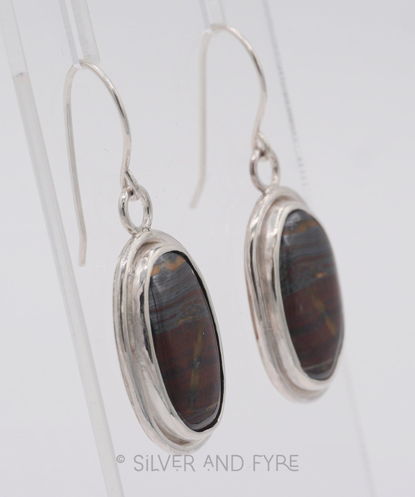 Red Tiger Eye Earrings