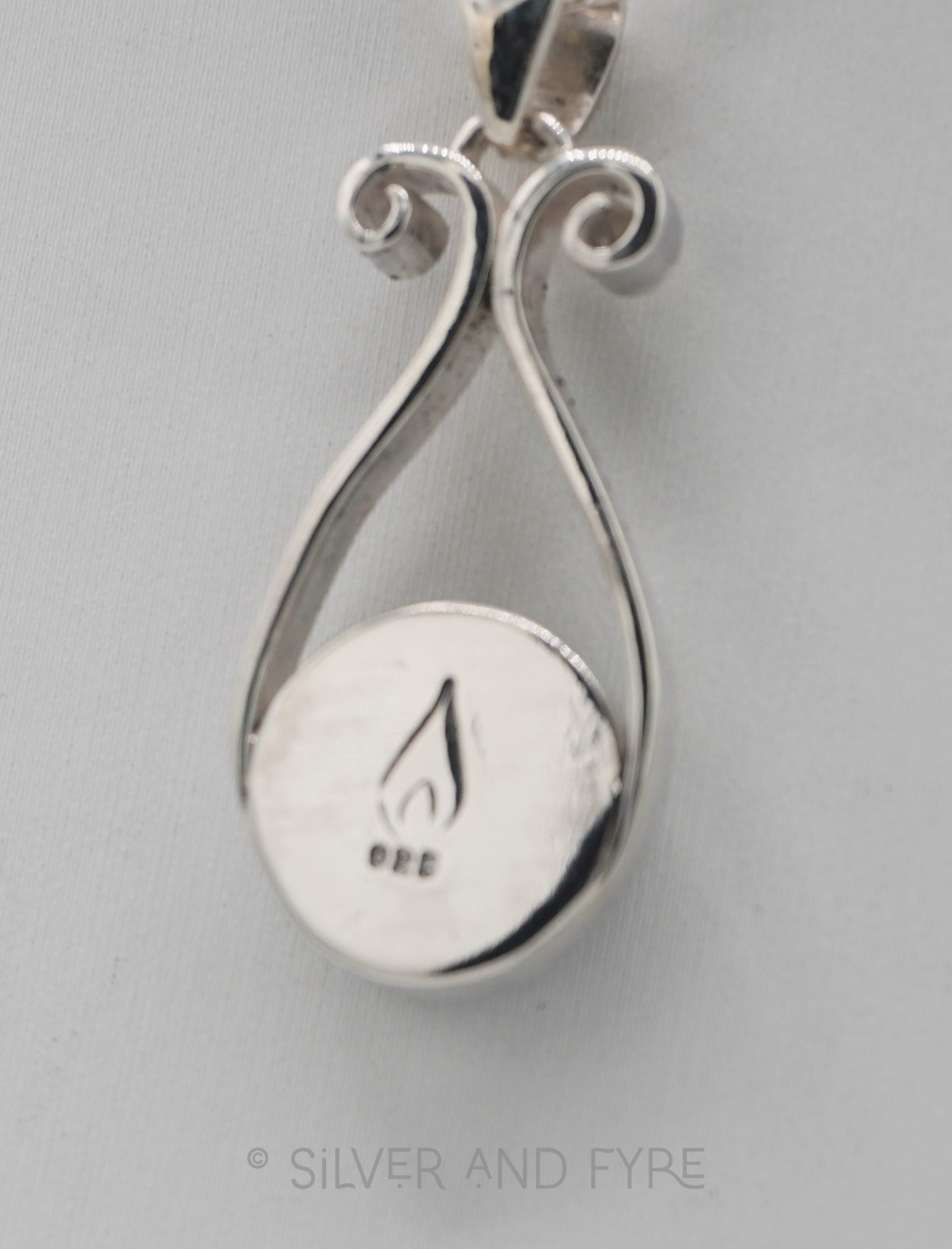 Apatite Scroll Necklace