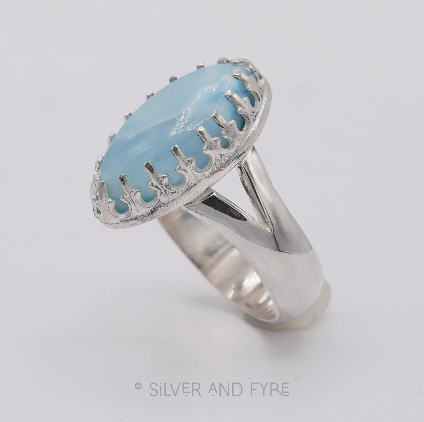 Larimar Marquise Cocktail Ring