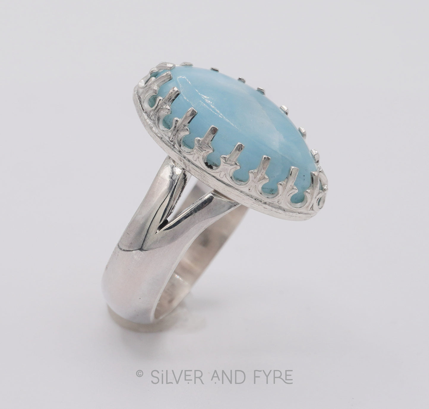 Larimar Marquise Cocktail Ring